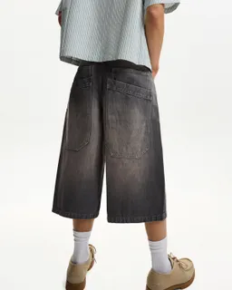 Bermuda jort denim super baggy de Bershka en Bermudas y Shorts para argentina