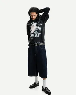 Bermuda jort denim super baggy de Bershka en Bermudas y Shorts para argentina