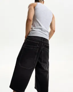 Bermuda jort denim super baggy de Bershka en Bermudas y Shorts para argentina