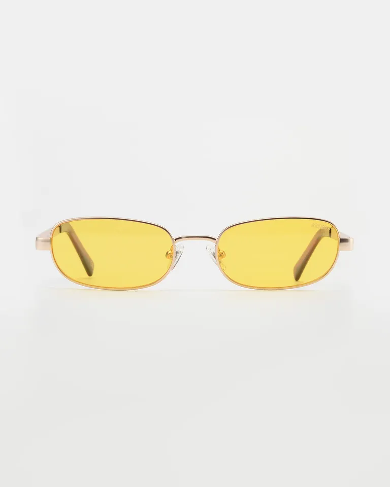 Gafas de metal amarillas con lentes polarizadas y filtro UV 100% de Ay Not Dead en Anteojos para argentina