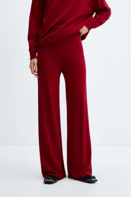 Pantalón punto wideleg de Mango en Pantalones para argentina