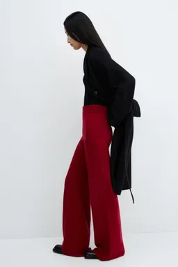 Pantalón punto wideleg de Mango en Pantalones para argentina