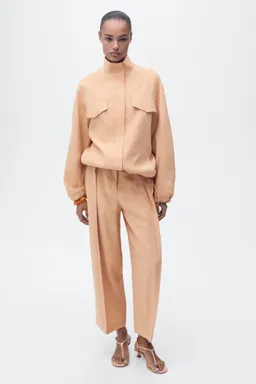 Chaqueta lyocell oversize bolsillos de Mango en Chaquetas para argentina