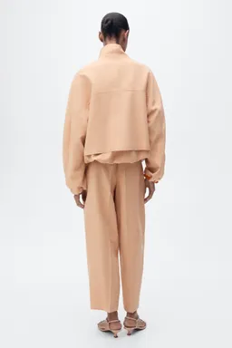 Chaqueta lyocell oversize bolsillos de Mango en Chaquetas para argentina
