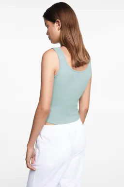Remera algodón con tirantes de Mango Teen en Remeras para argentina