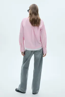 Camisa oversize bajo contraste de Mango en Camisas para argentina