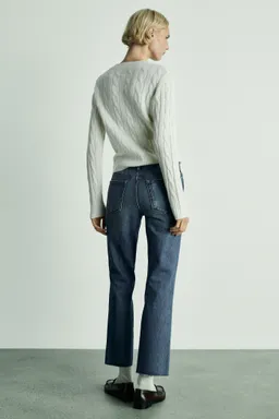 Jean blanca recto crop de Mango en Pantalones para argentina