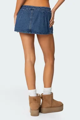 Mini falda pantalón anita denim de Edikted en Shorts para argentina