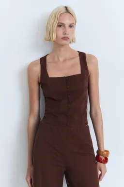 Top algodón botones de Mango en Tops para argentina