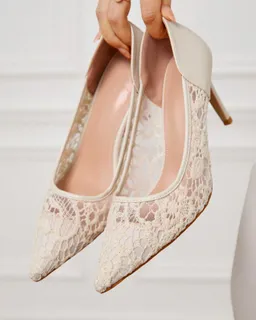 Zapato boda taco alto de Cuccoo en Zapatos con Tacos para argentina