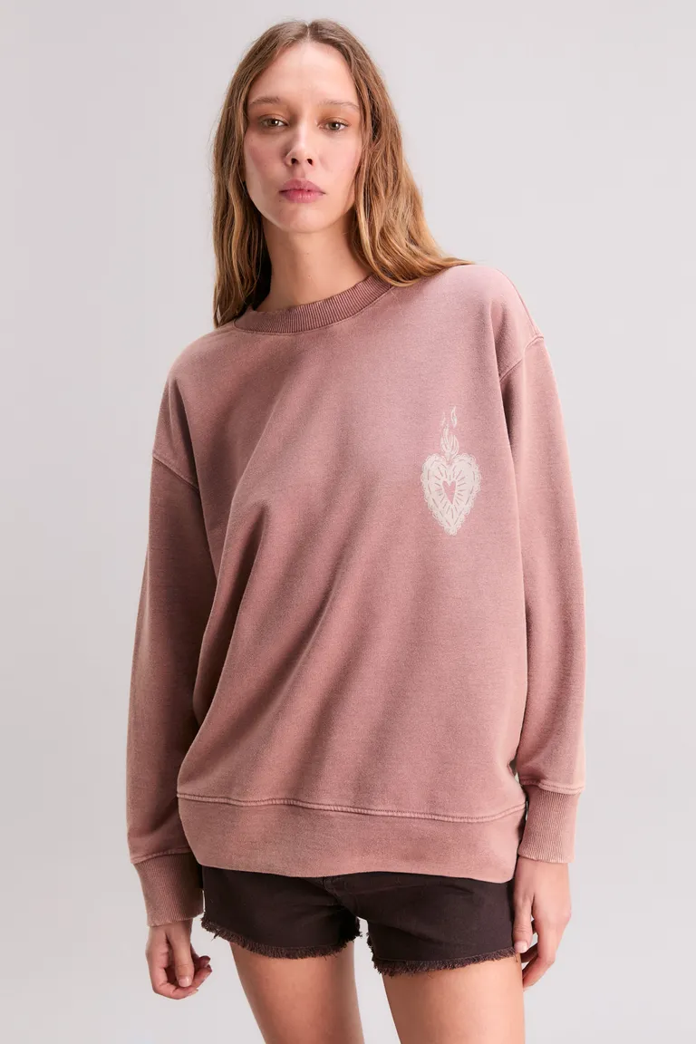 Buzo oversize con estampa exclusiva y diseño distorsionado de Kosiuko en Buzos y Sweaters para argentina