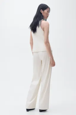 Pantalón recto tiro medio de Mango en Pantalones para argentina