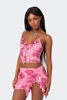 Musculosa estampada malla wanda de Edikted en Tops para argentina
