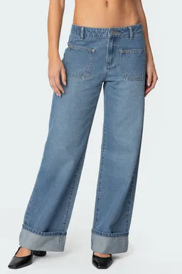 Jeans madi tiro bajo de Edikted en Pantalones para argentina