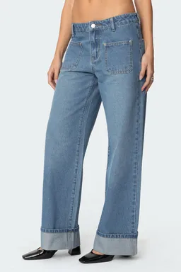 Jeans madi tiro bajo de Edikted en Pantalones para argentina