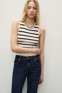 Jean sienna flare crop de Mango en Pantalones para argentina