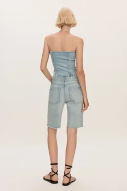 Bermudas jean corte recto de Mango en Shorts para argentina