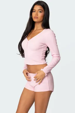 Top acanalado rebekah de Edikted en Tops para argentina