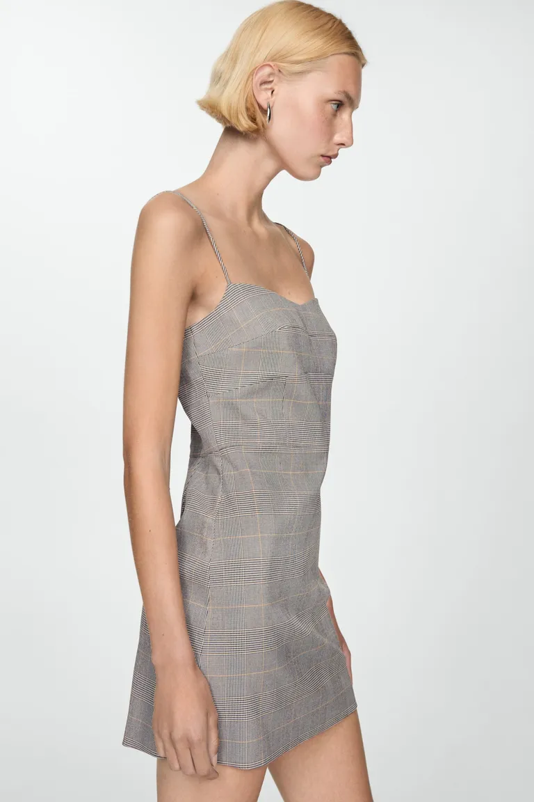 Vestido corto cuadros de Mango en Vestidos para argentina