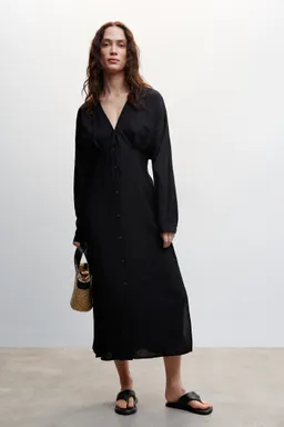 Vestido camisero con lazo de Mango en Vestidos para argentina
