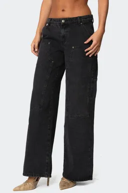 Jeans carpenter tiro bajo ayla de Edikted en Pantalones para argentina