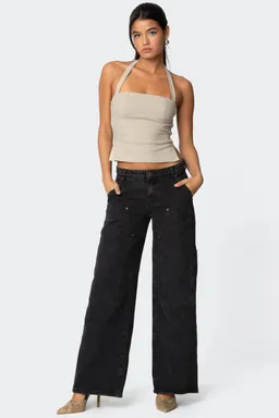 Jeans carpenter tiro bajo ayla de Edikted en Pantalones para argentina