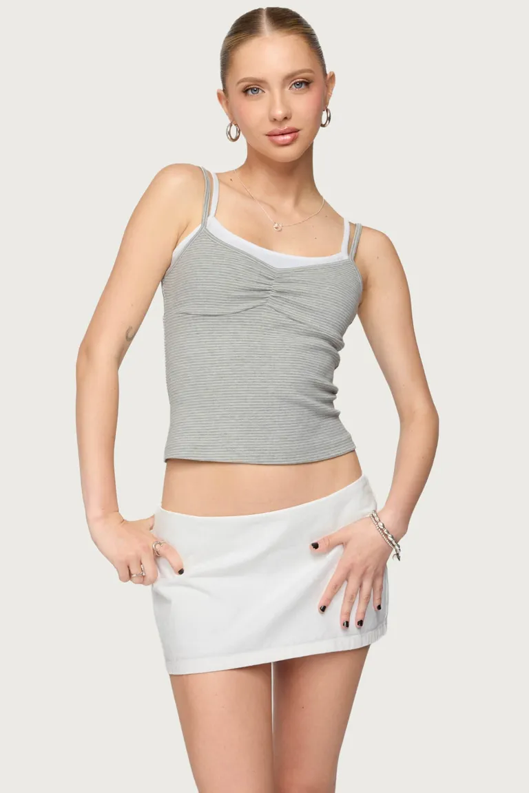 Musculosa lilian rayas capas de Edikted en Tops para argentina