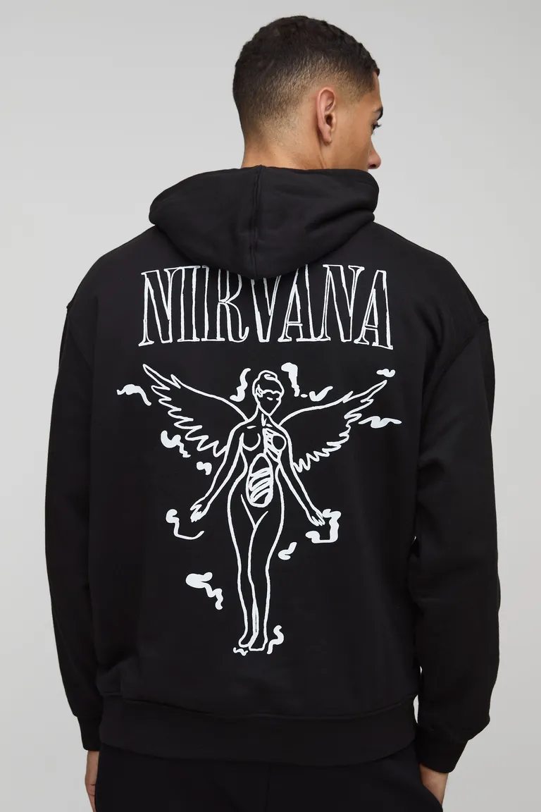 Buzo capucha oversize licencia nirvana de Boohooman en Buzos y Sweaters para argentina