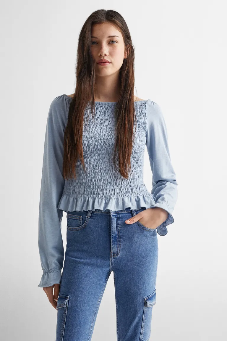 Jeans flare cargo de Mango Teen en Pantalones para argentina