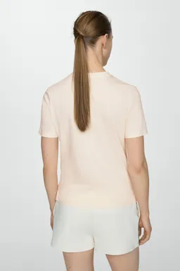 Remera algodón mensaje estampado de Mango en Remeras para argentina