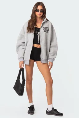 Buzo oversize con cierre de Edikted en Buzos y Sweaters para argentina