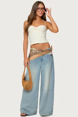 Top halter texturizado zoee de Edikted en Tops para argentina