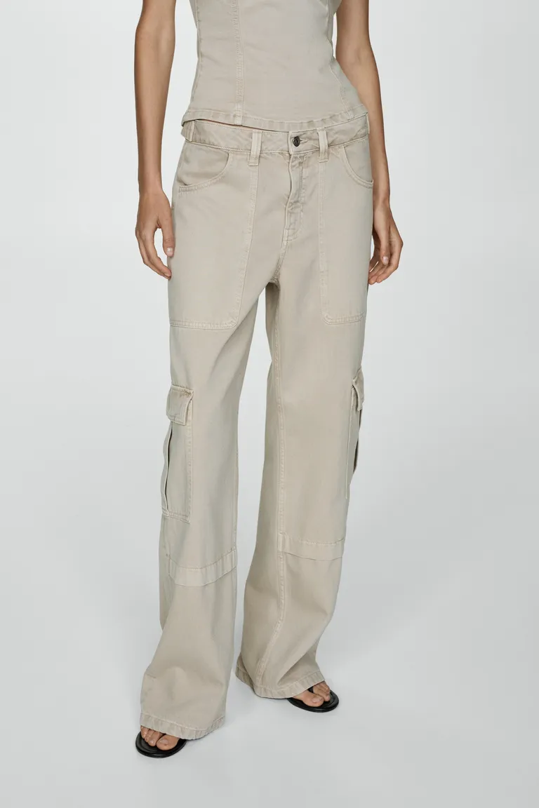 Jeans cargo con bolsillos de Mango en Pantalones para argentina