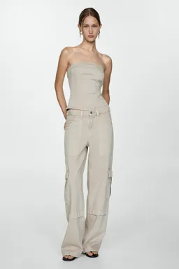 Jeans cargo con bolsillos de Mango en Pantalones para argentina