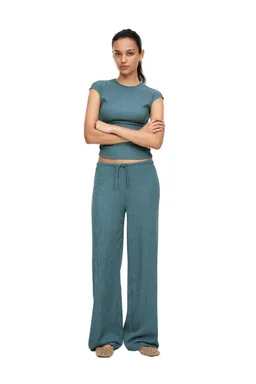 Pantalón wide leg bambula de Pull&Bear en Pantalones para argentina