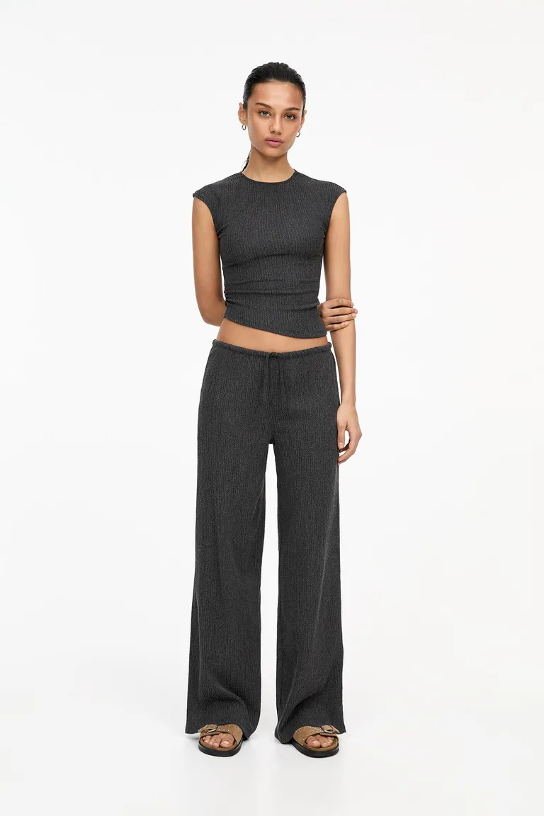 Pantalón wide leg bambula de Pull&Bear en Pantalones para argentina