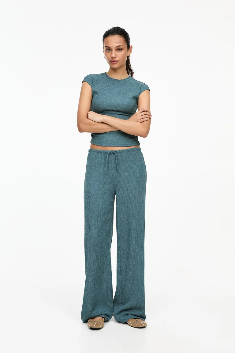Pantalón wide leg bambula de Pull&Bear en Pantalones para argentina