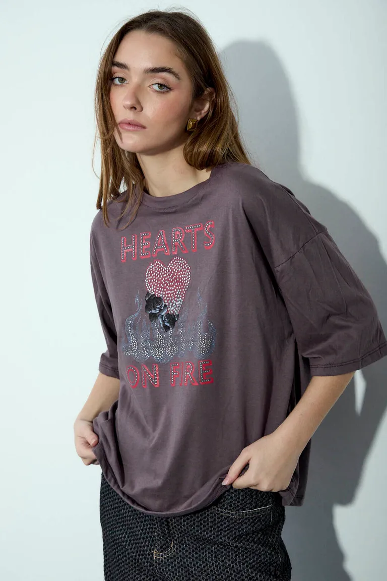 Remerón estampa hearts de Audaz en Remeras para argentina