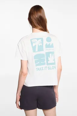 Remera estampada algodón de Mango Teen en Remeras para argentina