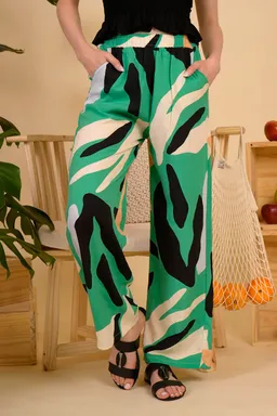 Palazzo fibrana estampada dua de Yasana en Pantalones para argentina