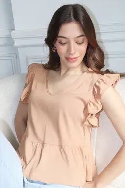 Blusa con Volados de Newliza en Blusas para argentina