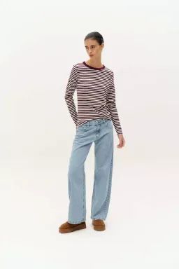 Wide leg jennifer de Oxblood en Pantalones para argentina
