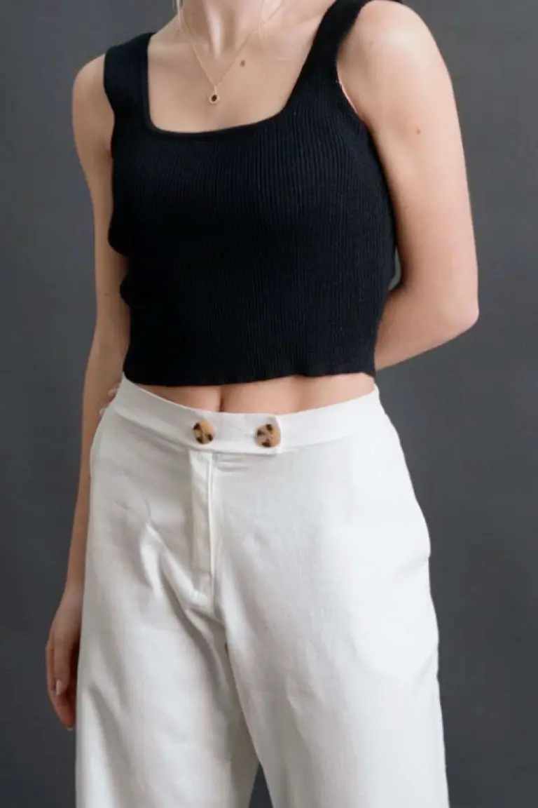 Musculosa Crop Escote de Hesed en Tops para argentina