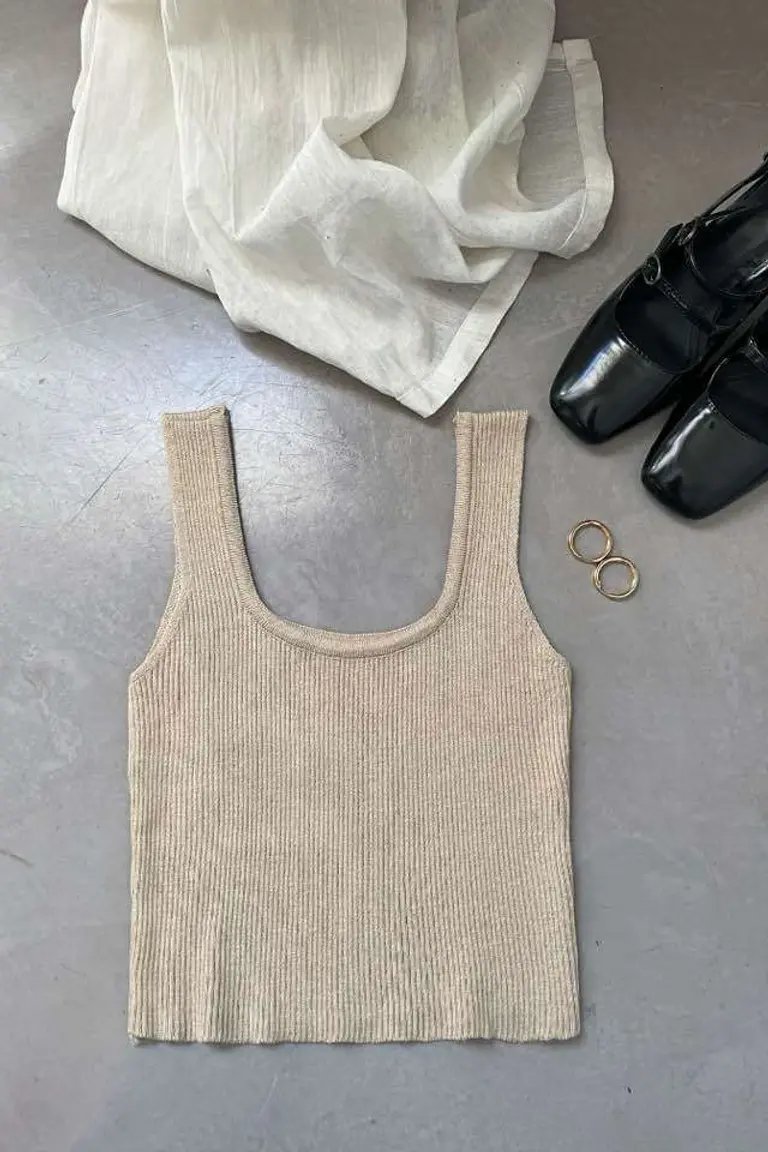 Musculosa Crop Escote de Hesed en Tops para argentina