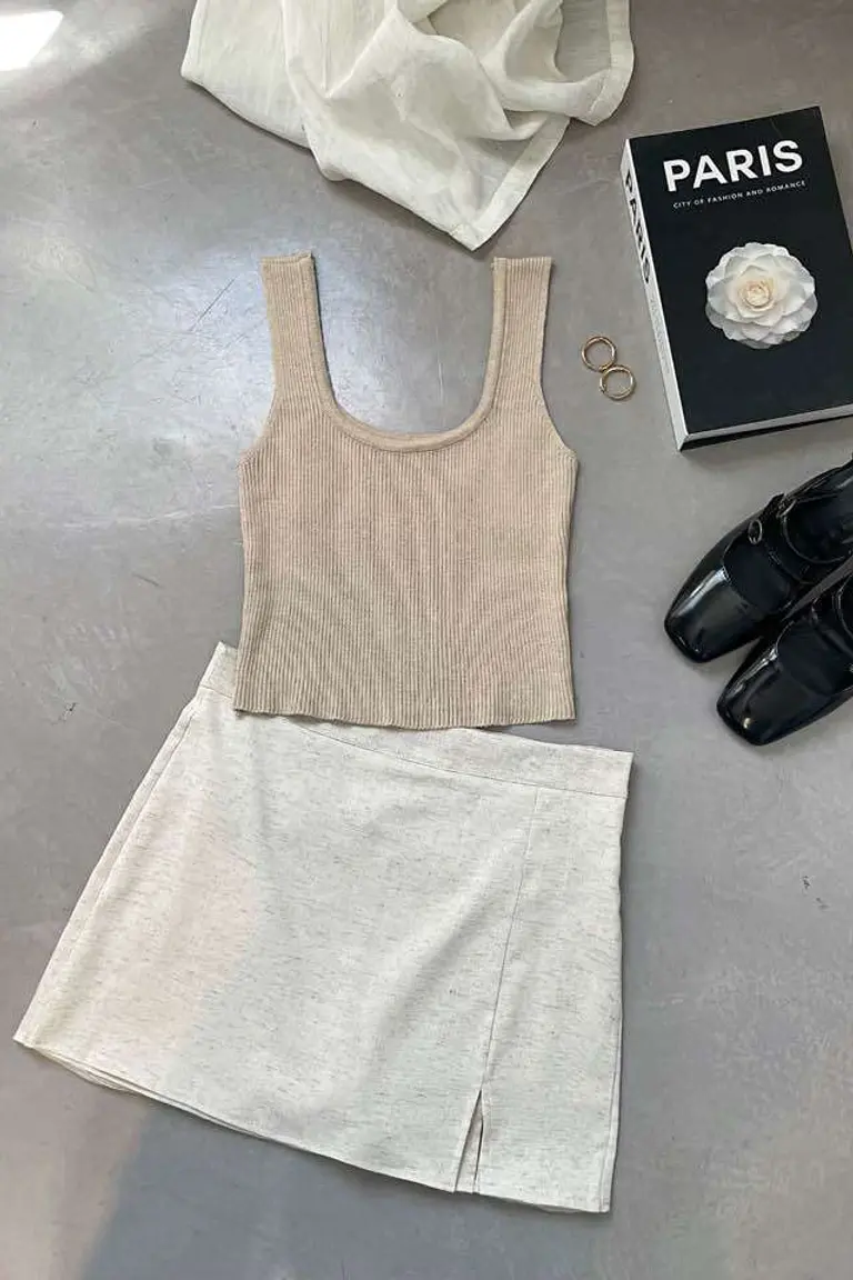 Musculosa Crop Escote de Hesed en Tops para argentina