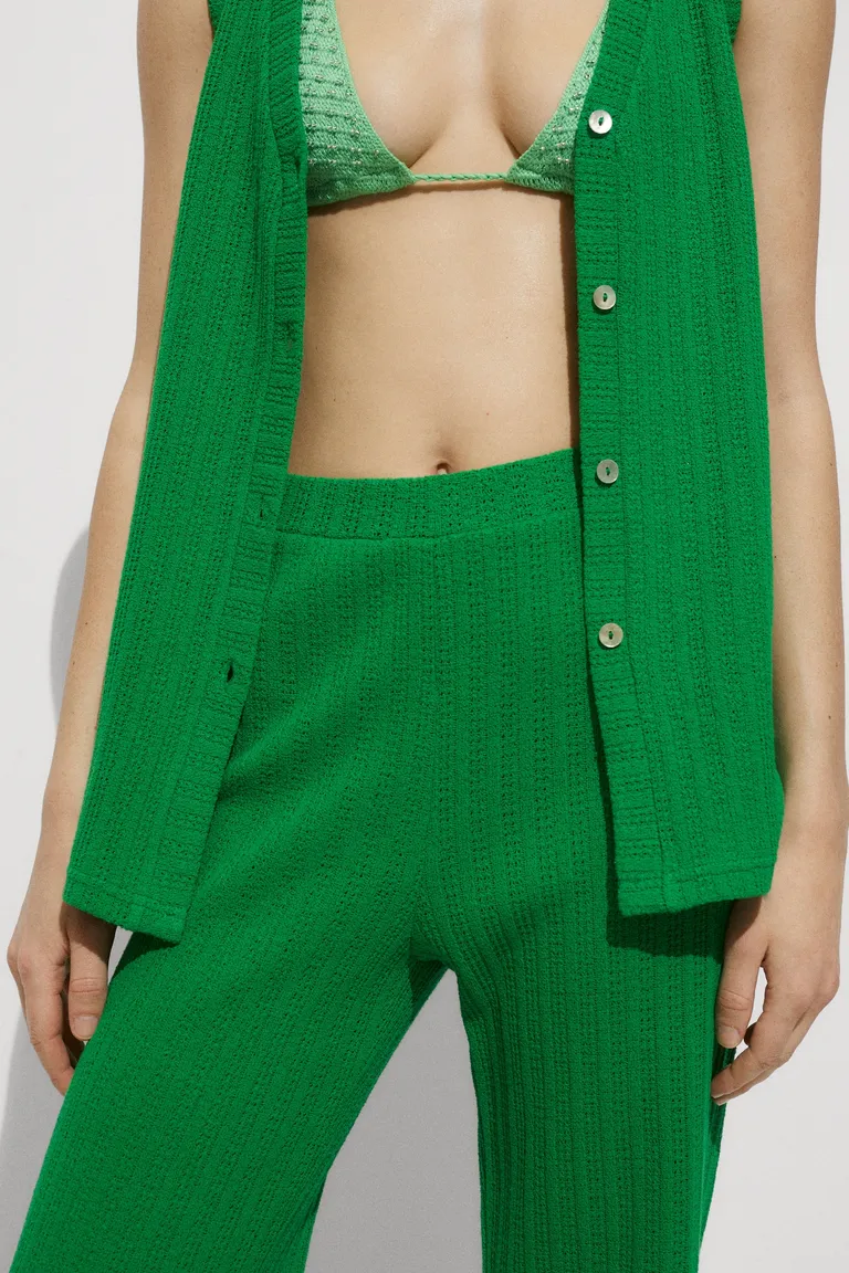 Pantalón recto crochet de Mango en Pantalones para argentina
