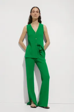 Pantalón recto crochet de Mango en Pantalones para argentina