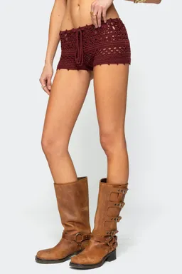 Shorts crochet kelani de Edikted en Shorts para argentina