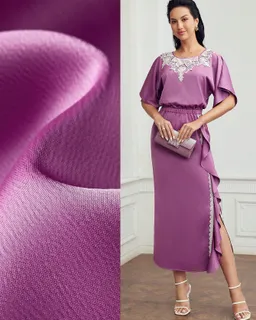 Vestido murciélago encaje guipur drapeado de Motf en Vestidos para argentina