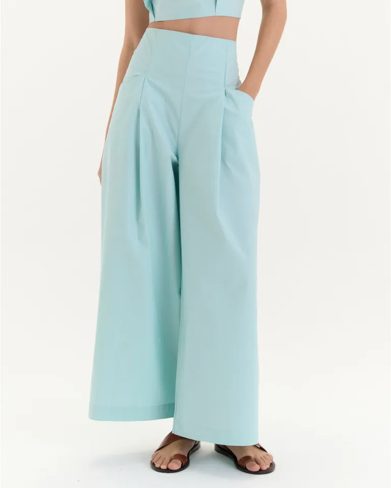 Pantalón Sika de Pierna Ancha y Calce Relajado - Diseño Elegante y Cómodo de Blue Sheep en Pantalones para argentina